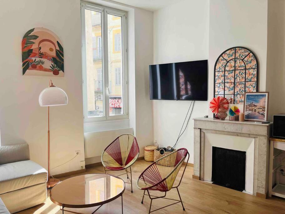 Pleasant 3-Bedroom Flat In The Center Of Марсель Экстерьер фото